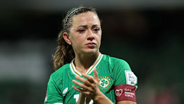 Katie McCabe scored Ireland's goal in their 2-1 loss against Canada