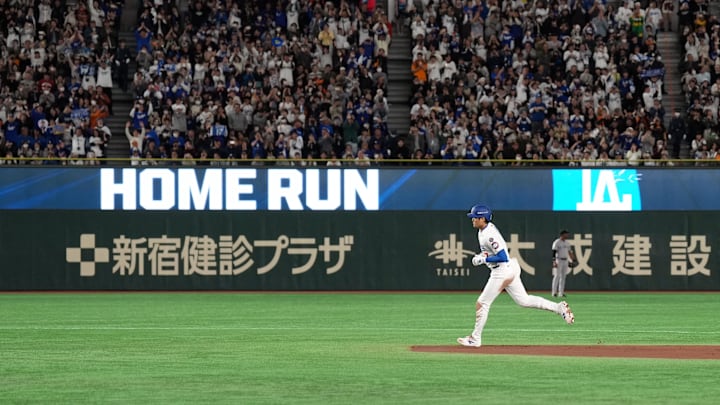 Shohei Ohtani played in front of his countrymen on Tuesday 