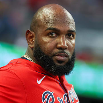 Atlanta Braves designated hitter Marcell Ozuna