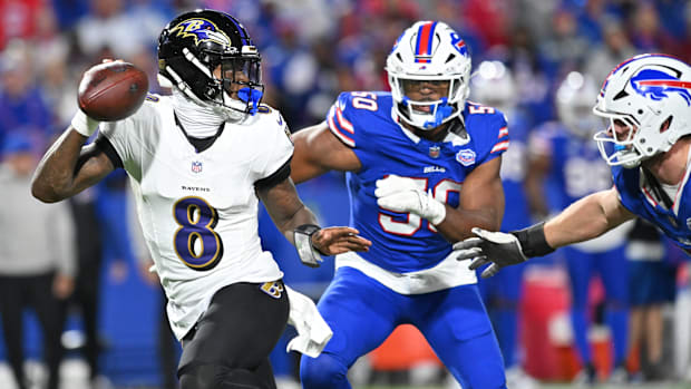 Baltimore Ravens quarterback Lamar Jackson