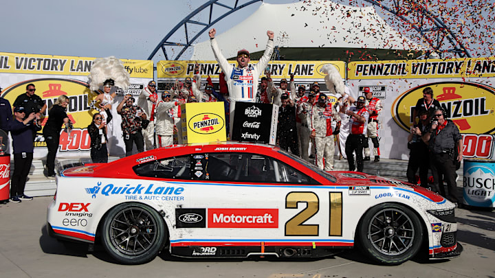 Josh Berry, Wood Brothers Racing, Pennzoil 400, Las Vegas Motor Speedway, NASCAR