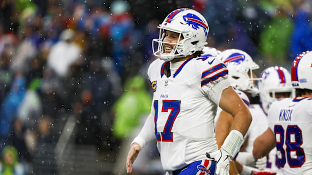 josh allen celebrating