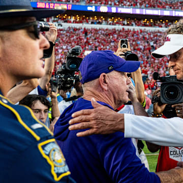 LSU's Brian Kelly and Ole Miss's Lane Kiffin both have their team in the mix to reach the College Football Playoff.