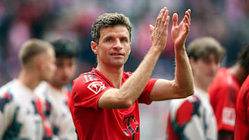 Thomas Müller bei seinem 500. Bundesliga-Spiel