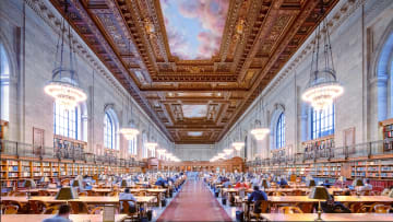The Rose Main Reading Room at the New York Public Library.