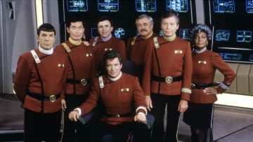 On the set of Star Trek V: The Final Frontier