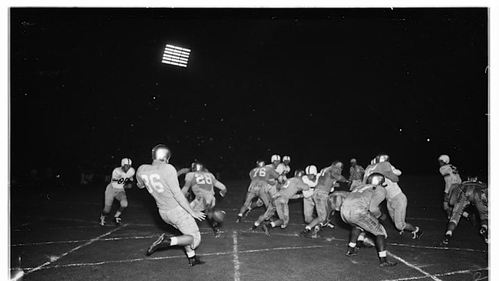 Football, University of California, Los Angeles versus Texas  A & M University, 1951
