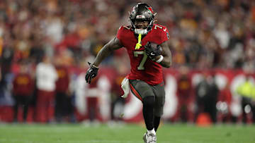 Tampa Bay Buccaneers RB Bucky Irving looked even more dangerous in his preseason debut vs. Pittsburgh (Mandatory Credit: Nathan Ray Seebeck-Imagn Images)