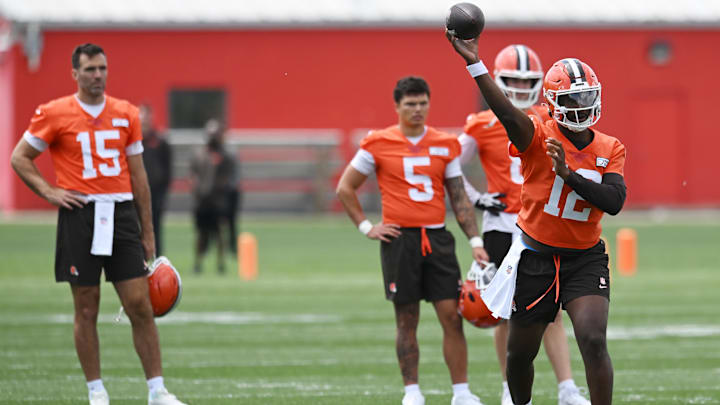 The Browns are dealing with quite the crowded quarterback room at the minute. The Browns are dealing with quite the crowded quarterback room at the minute.