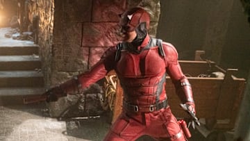 Daredevil/Matt Murdock (Charlie Cox) in Marvel Television's DAREDEVIL: BORN AGAIN, exclusively on Disney+. Photo by Giovanni Rufino. © 2024 MARVEL.