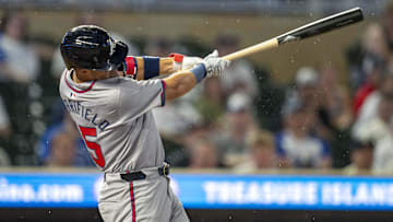 South Carolina baseball legend Whit Merrifield during his 5-hit game against the Minnesota Twins on Monday
