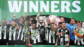 Newcastle gleefully lifted the Carabao Cup