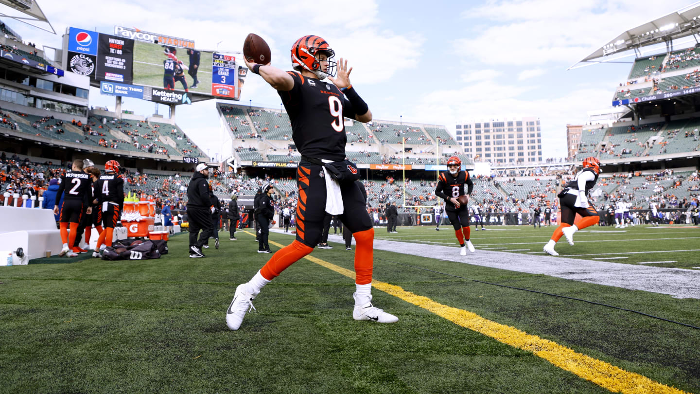 Joe Burrow says winning the AFC North is now the standard for the Bengals