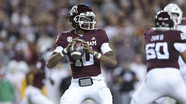 Texas A&M quarterback Marcel Reed