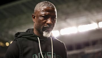 NY Jets head coach Aaron Glenn