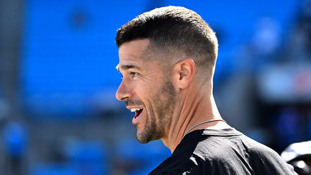 Carolina Panthers head coach Dave Canales Carolina Panthers head coach Dave Canales