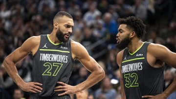 Karl-Anthony Towns and Rudy Gobert, Minnesota Timberwolves