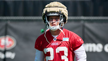 San Francisco 49ers running back Christian McCaffrey (23)