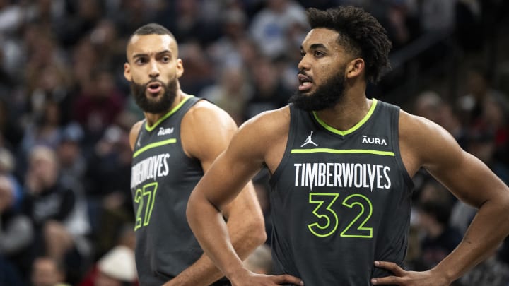 Rudy Gobert, Karl-Anthony Towns, Minnesota Timberwolves