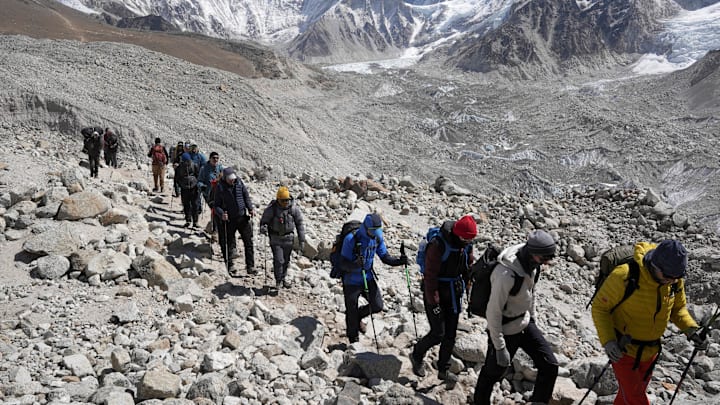 Campamento base del Everest en Lobuche, distrito de Solukhumbu.