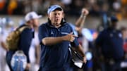 Oct 17, 2025; Berkeley, California, USA; North Carolina Tar Heels head coach Bill Belichick reacts against the California Golden Bears in the first quarter at California Memorial Stadium. Mandatory Credit: Eakin Howard-Imagn Images
