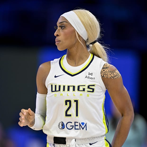 Dallas Wings guard DiJonai Carrington