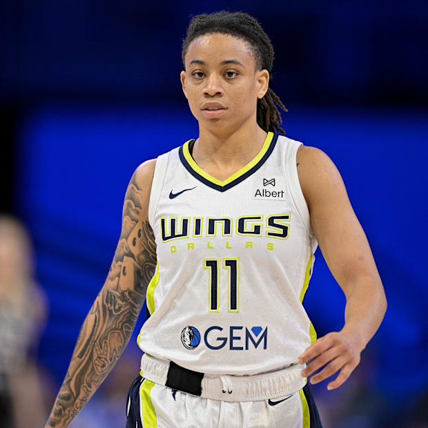 Dallas Wings guard JJ Quinerly 