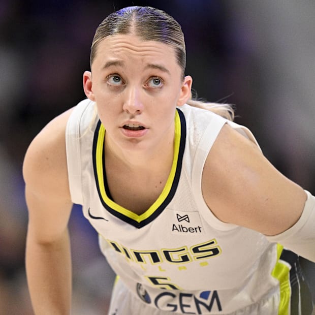 Dallas Wings guard Paige Bueckers 
