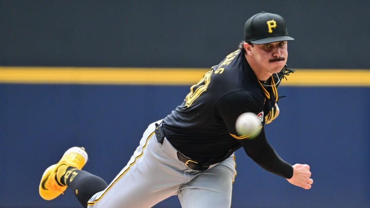 Pittsburgh Pirates starting pitcher Paul Skenes.