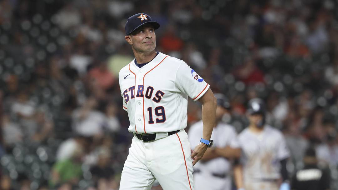Houston Astros manager Joe Espada.