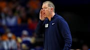 Utah State Aggies head coach Jerrod Calhoun.