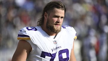 Nov 7, 2021; Baltimore, Maryland, USA; Minnesota Vikings defensive end Kenny Willekes (79) during the game against the Baltimore Ravens  at M&T Bank Stadium. Mandatory Credit: Tommy Gilligan-Imagn Images