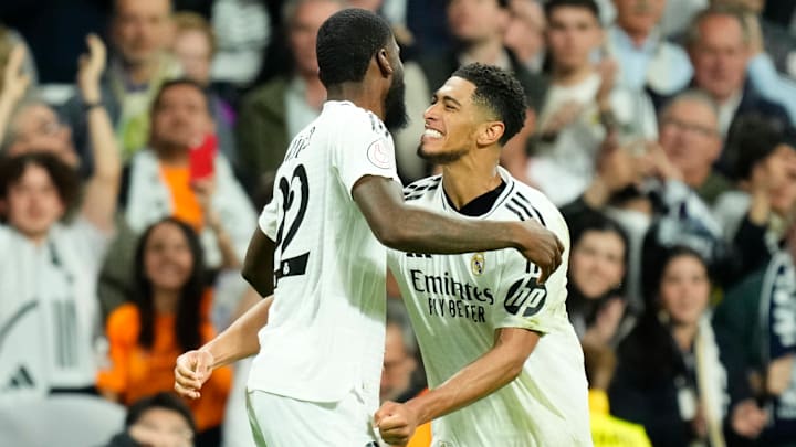 Antonio Rüdiger (left) and Jude Bellingham (right) both got on the scoresheet against Real Sociedad. Antonio Rüdiger (left) and Jude Bellingham (right) both got on the scoresheet against Real Sociedad.