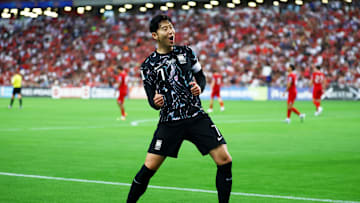 Tottenham captain and star player Heung Min-Son netted two goals for South Korea in their 7-0 World Cup qualifying victory against Singapore.