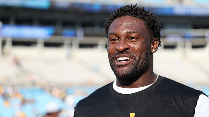 DK Metcalf with the Pittsburgh Steelers
