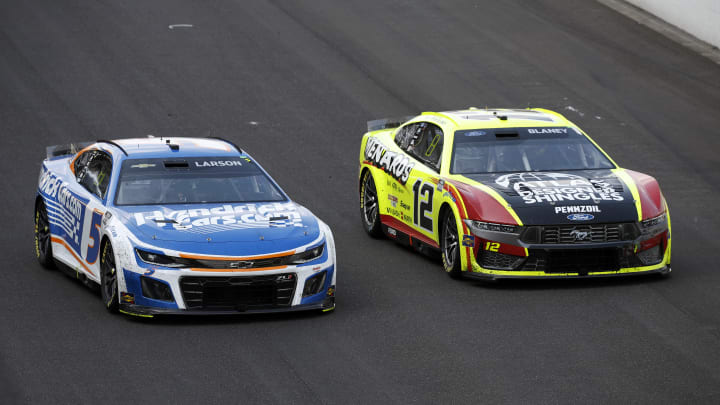 Kyle Larson, Hendrick Motorsports, Ryan Blaney, Team Penske, NASCAR