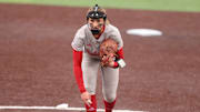 Nebraska pitcher Jordy Bahl prepares to deliver.