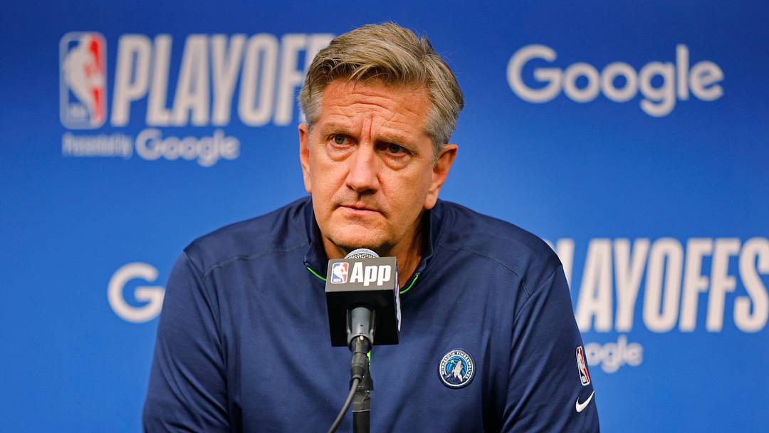 With LaMelo Ball and Jonathan Kuminga replacing Julius Randle and Naz Reid in the Minnesota Timberwolves' rotation, here is one way that Chris Finch could deploy his new talent. Mandatory Credit: Bruce Kluckhohn-Imagn Images