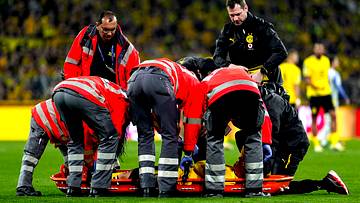 Der BVB sorgt sich um Konstantinos Karetsas, der gegen Villarreal vom Platz und in ein Krankenhaus gebracht werden musste