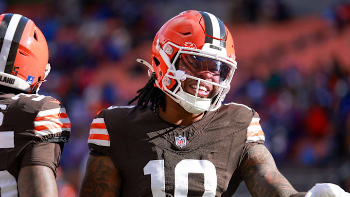 Cleveland Browns rookie running back Quinshon Judkins.