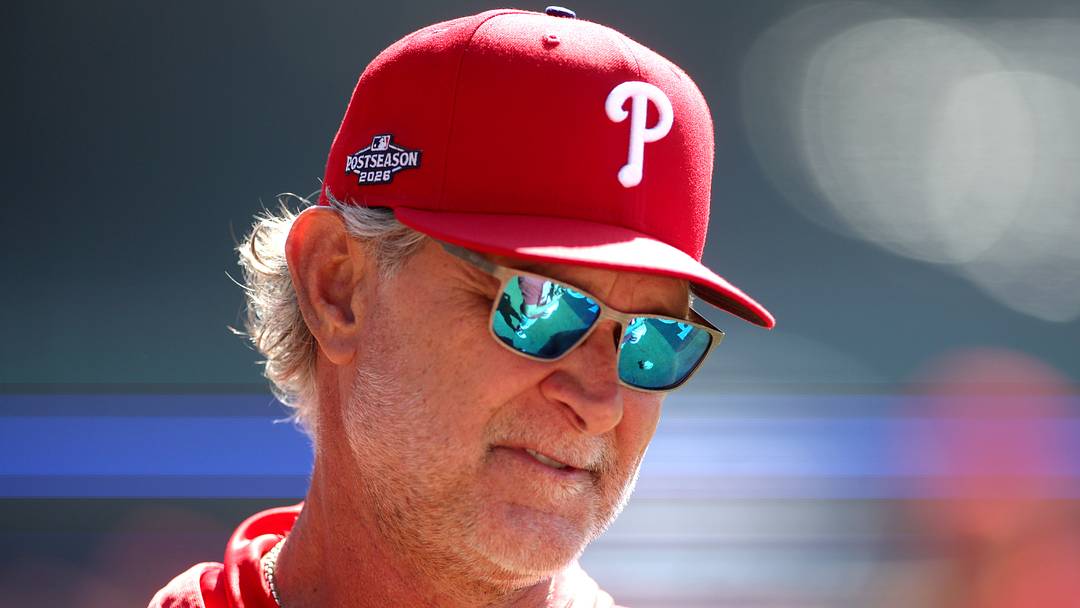 Sep 30, 2026; Cumberland, Georgia, USA; Philadelphia Phillies interim manager Don Mattingly looks on during batting practice prior to game two of the Wildcard round against the Atlanta Braves in the 2026 MLB Playoffs at Truist Park. Mandatory Credit: Brett Davis-Imagn Images Sep 30, 2026; Cumberland, Georgia, USA; Philadelphia Phillies interim manager Don Mattingly looks on during batting practice prior to game two of the Wildcard round against the Atlanta Braves in the 2026 MLB Playoffs at Truist Park. Mandatory Credit: Brett Davis-Imagn Images