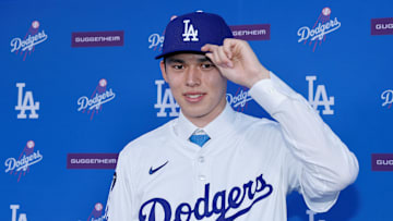 Los Angeles Dodgers pitcher Roki Sasaki