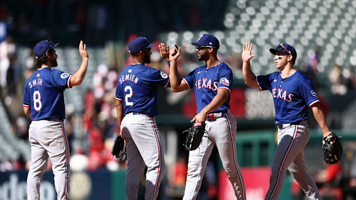 Texas Rangers v Los Angeles Angels