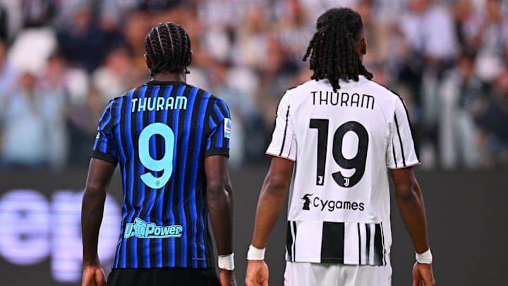 Duel de frères entre Marcus Thuram et Khéphren Thuram lors d'Inter Milan - Juventus en Serie A