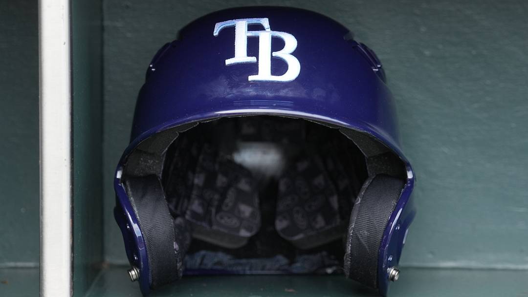 Aug 16, 2025; San Francisco, California, USA; A Tampa Bay Rays helmet sits in the dugout before the game against the San Francisco Giants at Oracle Park. Mandatory Credit: Darren Yamashita-Imagn Images Aug 16, 2025; San Francisco, California, USA; A Tampa Bay Rays helmet sits in the dugout before the game against the San Francisco Giants at Oracle Park. Mandatory Credit: Darren Yamashita-Imagn Images