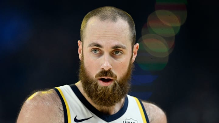 Indiana Pacers center Jay Huff (32) during a game against the Golden State Warriors.