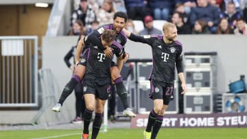 Les joueurs du Bayern Munich lors de la rencontre face à SV Darmstadt 98