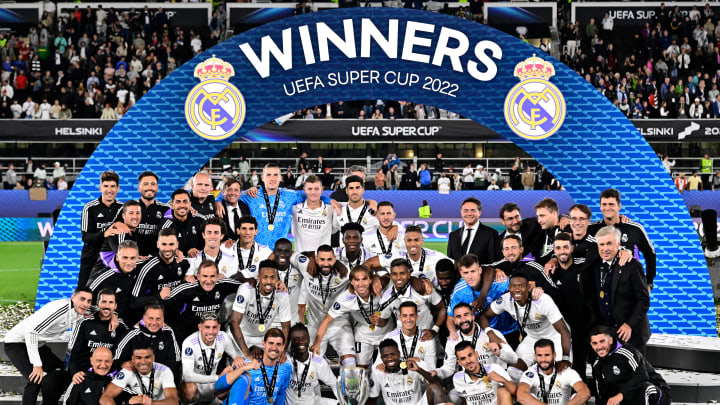 Check out how many UEFA Super Cups Real Madrid has won.