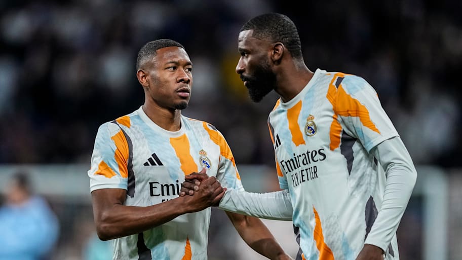 David Alaba (left) and Antonio Rüdiger only have one year left on their Real Madrid contracts. | IMAGO/ZUMA Press Wire