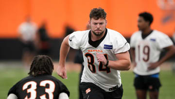 Cincinnati Bengals tight end Tanner McLachlan